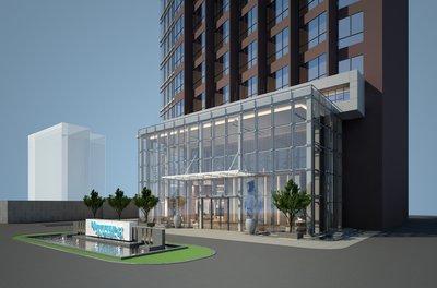 東莞星匯廣場(chǎng)萬(wàn)楓酒店外觀(guān)效果圖 東莞星匯廣場(chǎng)萬(wàn)楓酒店外觀(guān)效果圖